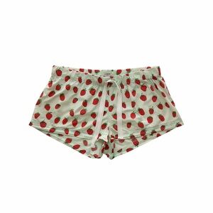 J. Crew Women's Lounge Shorts with Strawberry Design